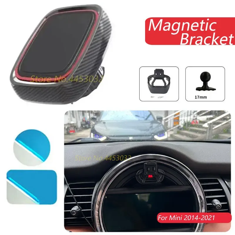 

Автомобильный держатель для телефона, магнитный для BMW Mini Cooper JCW F54 F55 F56 F57 F60 2014-2021, GPS, сильный магнитный держатель, базовые аксессуары