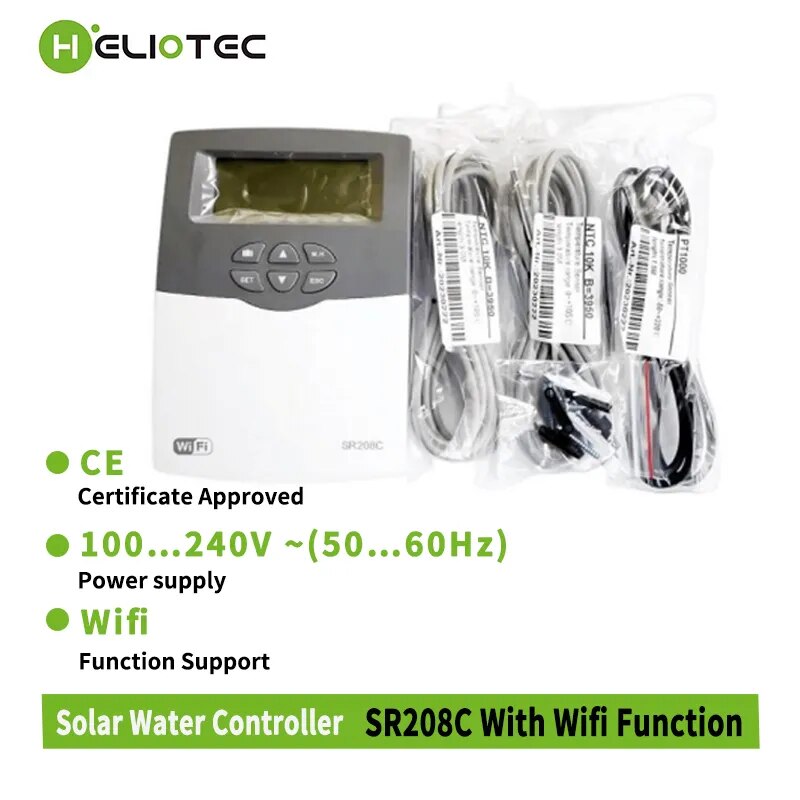 

Солнечный контроллер SR208C WiFi