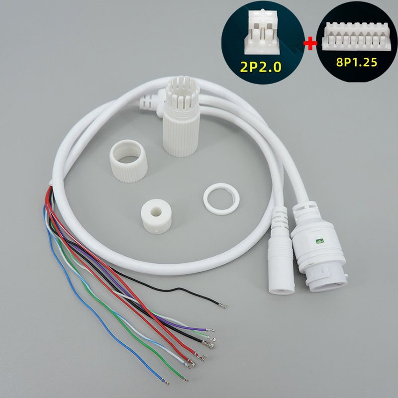 

9-жильный POE LAN-кабель для IP-камеры видеонаблюдения, модуль платы RJ45, мощность постоянного тока 12 В, стандартный тип без 4/5/7/8 проводов, станция LED A7