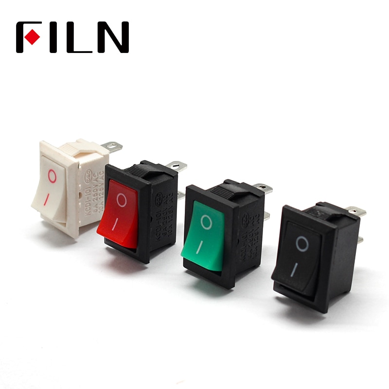

Мини-переключатель FILN KCD1-101 MRS-101 красный