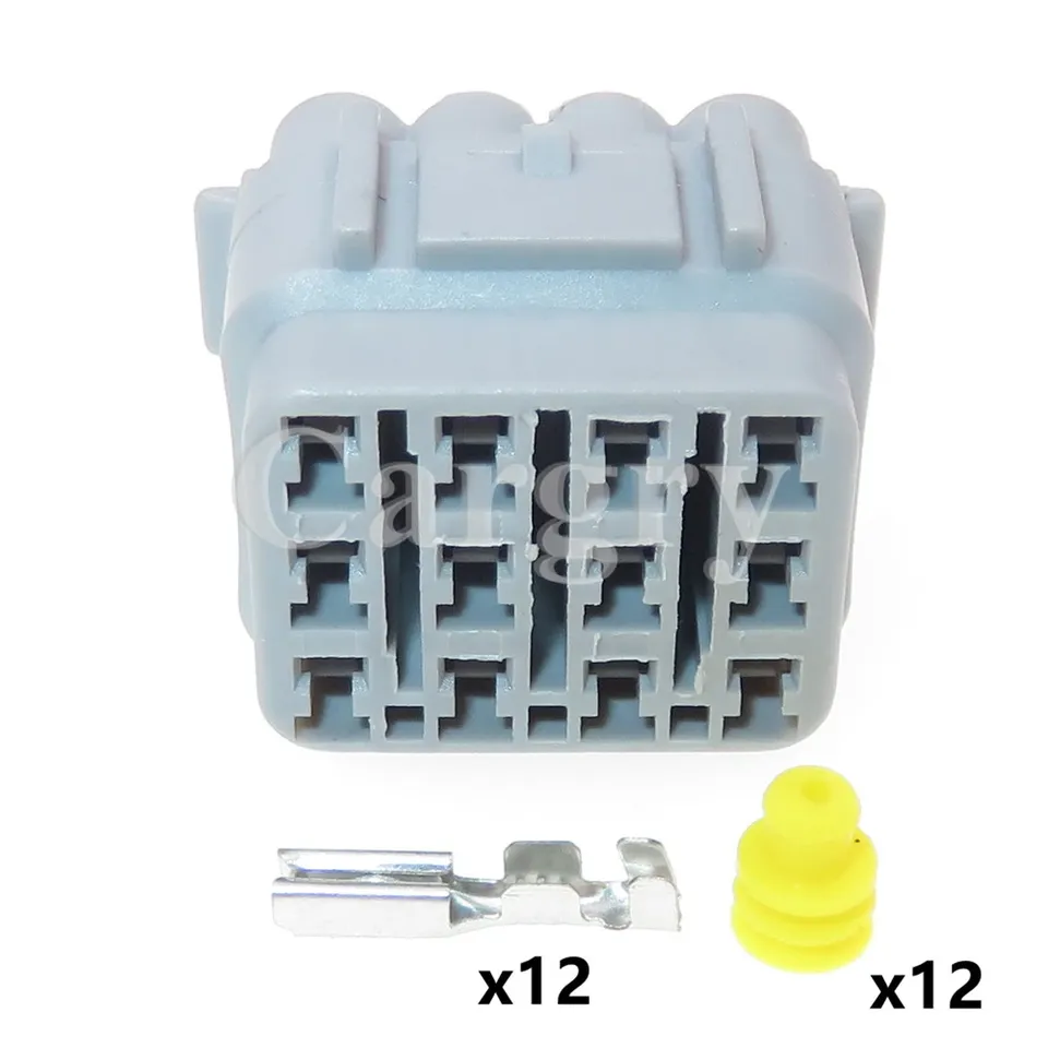 

1 комплект, 12P 6188-0375 6181-2459, автомобильная вилка, гнездовой разъем переменного тока в сборе, автомобильная водонепроницаемая розетка жгута проводов