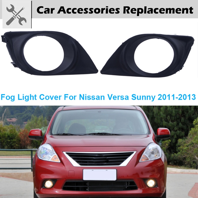 

Чехол для переднего бампера и противотумансветильник, подходит для Nissan Versa Sunny Saloon 2011 2013 2012