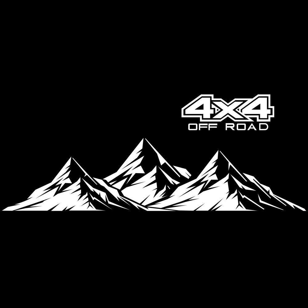 

Автомобильная виниловая наклейка 4X4 для боковой двери внедорожника, для Nissan NAVARA Mitsubishi L200 Triton, наклейка для заднего токарного станка пикапа, грузовика
