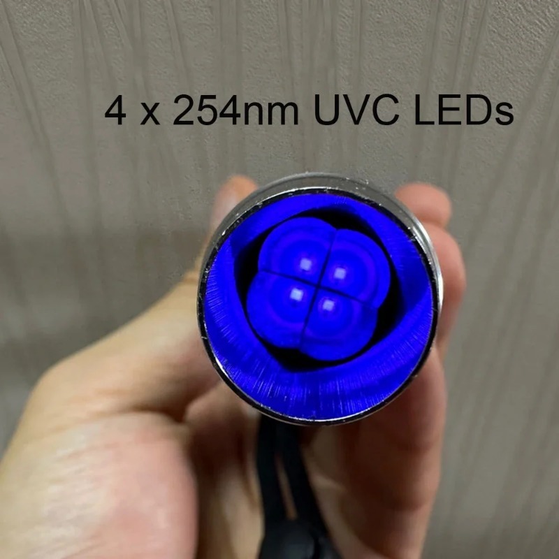 

UVC Фонарик 254 нм для исследования минералов