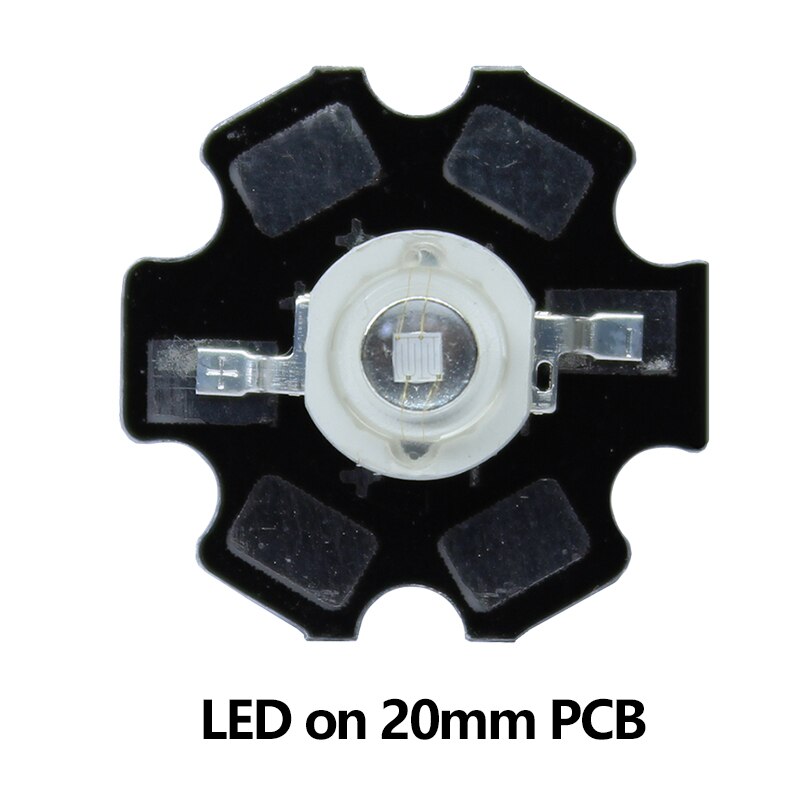 

HotRed 3W UV LED Chip фиолетовая лампа