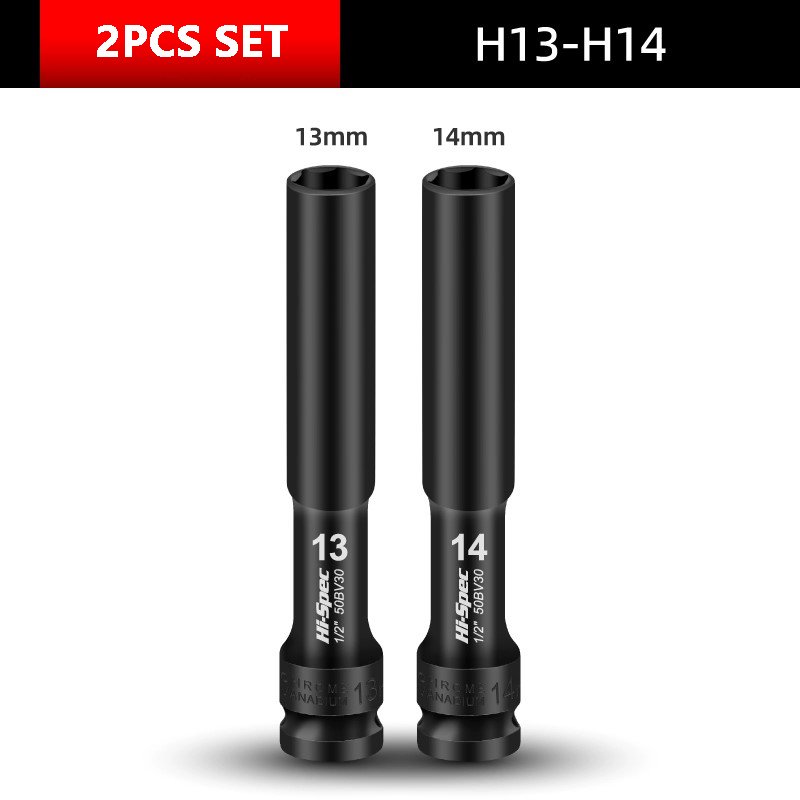 

Hi-Spec, 2 шт., 1/2 дюйма, набор настенных головок, гаечный ключ, преобразователь, оборудование для мастерской, шестигранные торцевые ключи