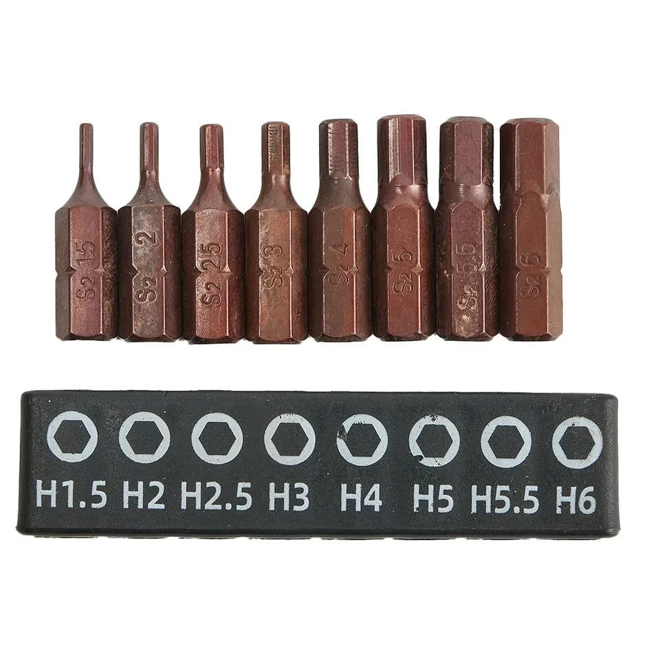 

8 шт. PH/Torx Star отвертки 25 мм с шестигранным хвостовиком безопасность магнитная отвертка электрическая отвертка набор инструментов
