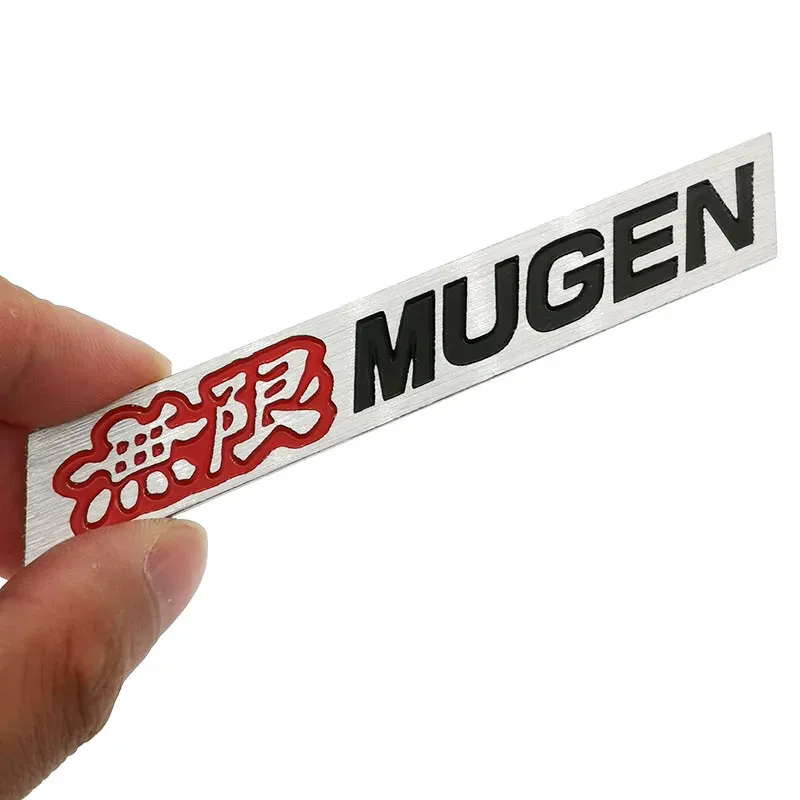

3D алюминиевая эмблема Mugen, хромированный логотип, задний значок, наклейка на багажник автомобиля, Стайлинг автомобиля для Honda Civic Accord CRV Fit