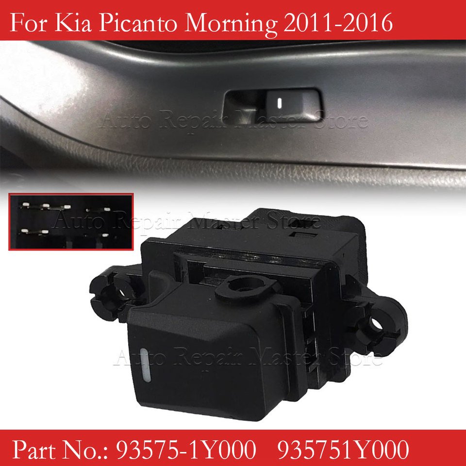 

Стеклоподъемник 93575-1Y000 935751Y000 для Kia, стеклоподъемник Для Picanto Morning 2011-2016, стеклоподъемник с электрическим управлением