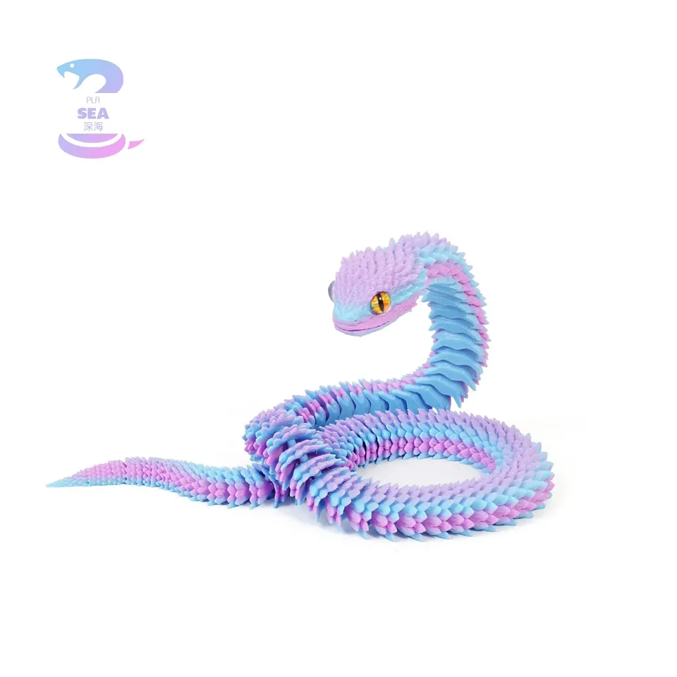 

3D Печатная Змея из Пластика