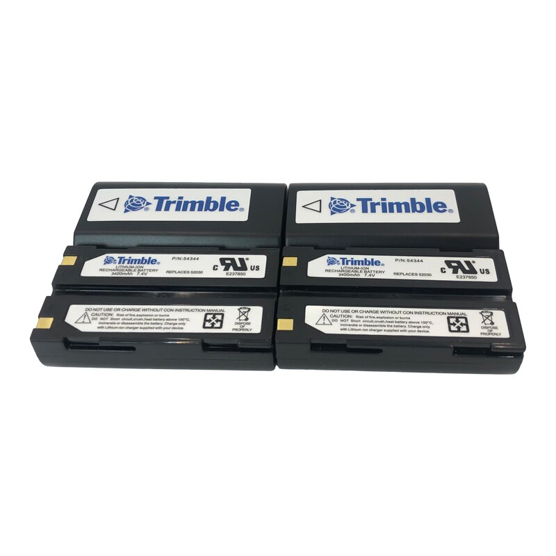 

4 шт., батарея 3400 мАч 7,4 В для GPS-навигатора Trimble 54344 5700 MT1000 R7 R8