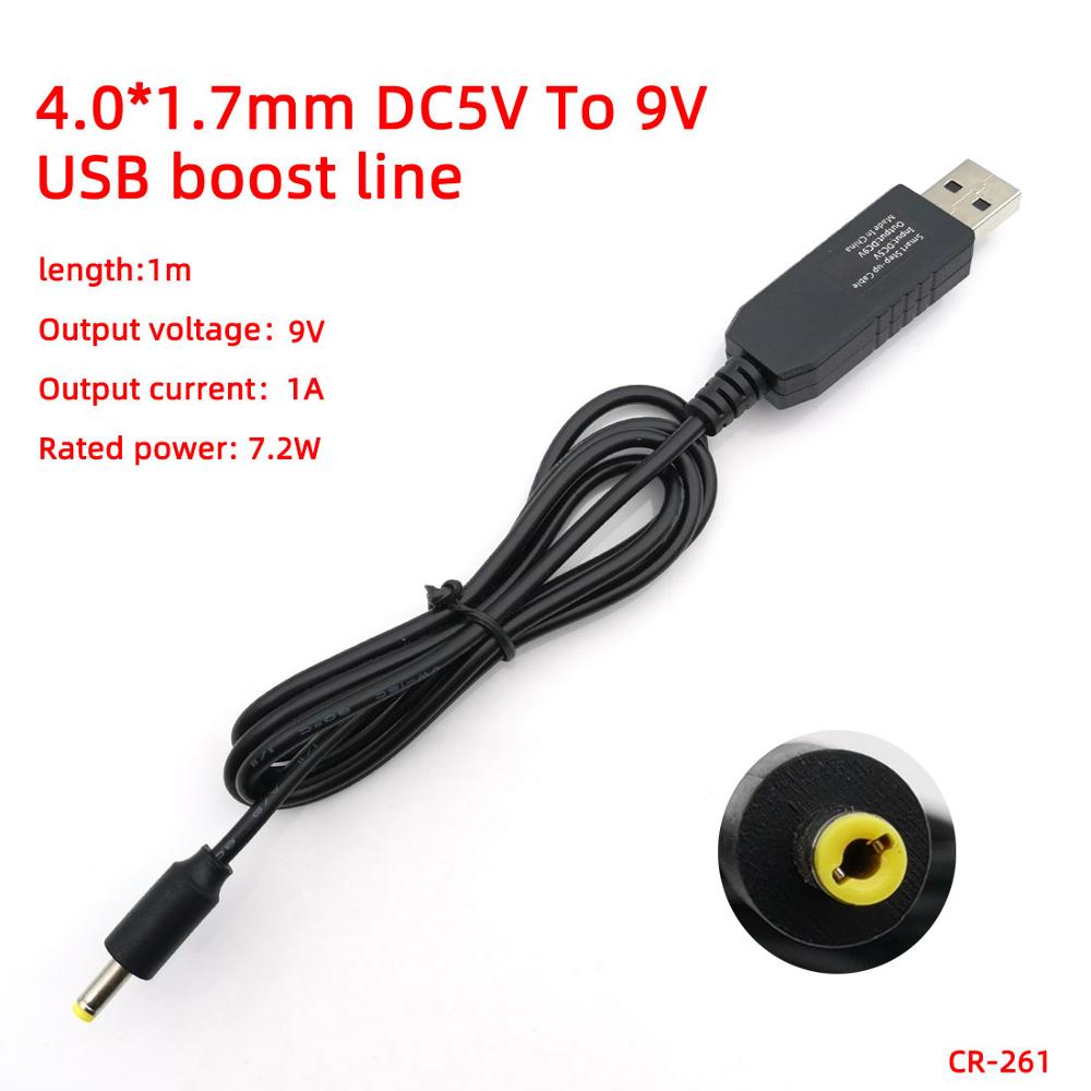 

USB Power Boost Line DC 5V to DC 9V / 12V Step UP Модуль USB-адаптер-конвертер Кабель 3,5*1,35 мм 4,0*1,7 мм 5,5*2,1 мм Вилка