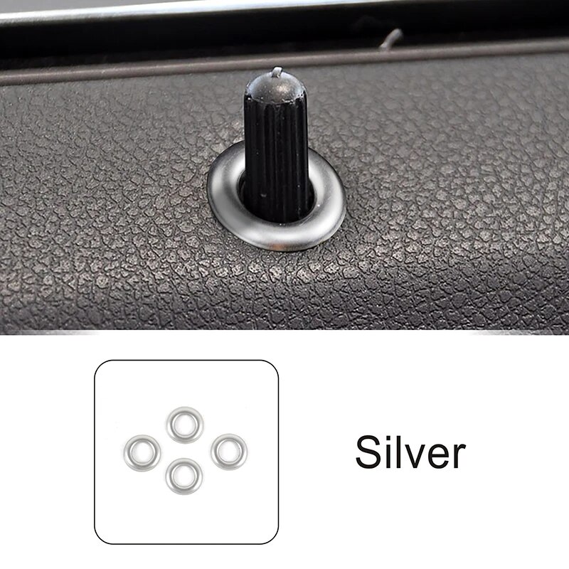 

Штифт для дверного подъемника, Болтовой замок, отделка, кольцо, рамка, круглая декоративная отделка для Mercedes Benz C Class W204 2008-2014, аксессуары для интерьера автомобиля