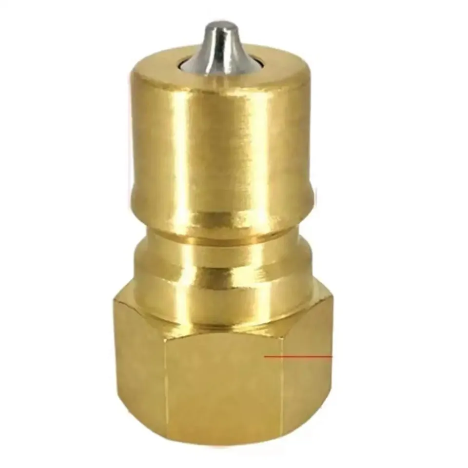 

Латунная быстроразъемная муфта 1/4" 3/8" BSPT 500 бар