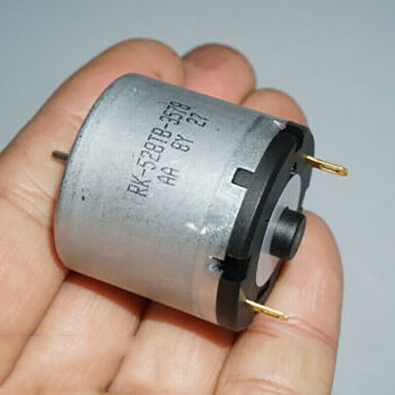 

Micro RK-528TB-3578 Медная угольная щетка Двигатель постоянного тока 1,5 В-5 В 3 В 4100 об/мин D-образный вал Низкий уровень шума Тихий двигатель для воздушного насоса