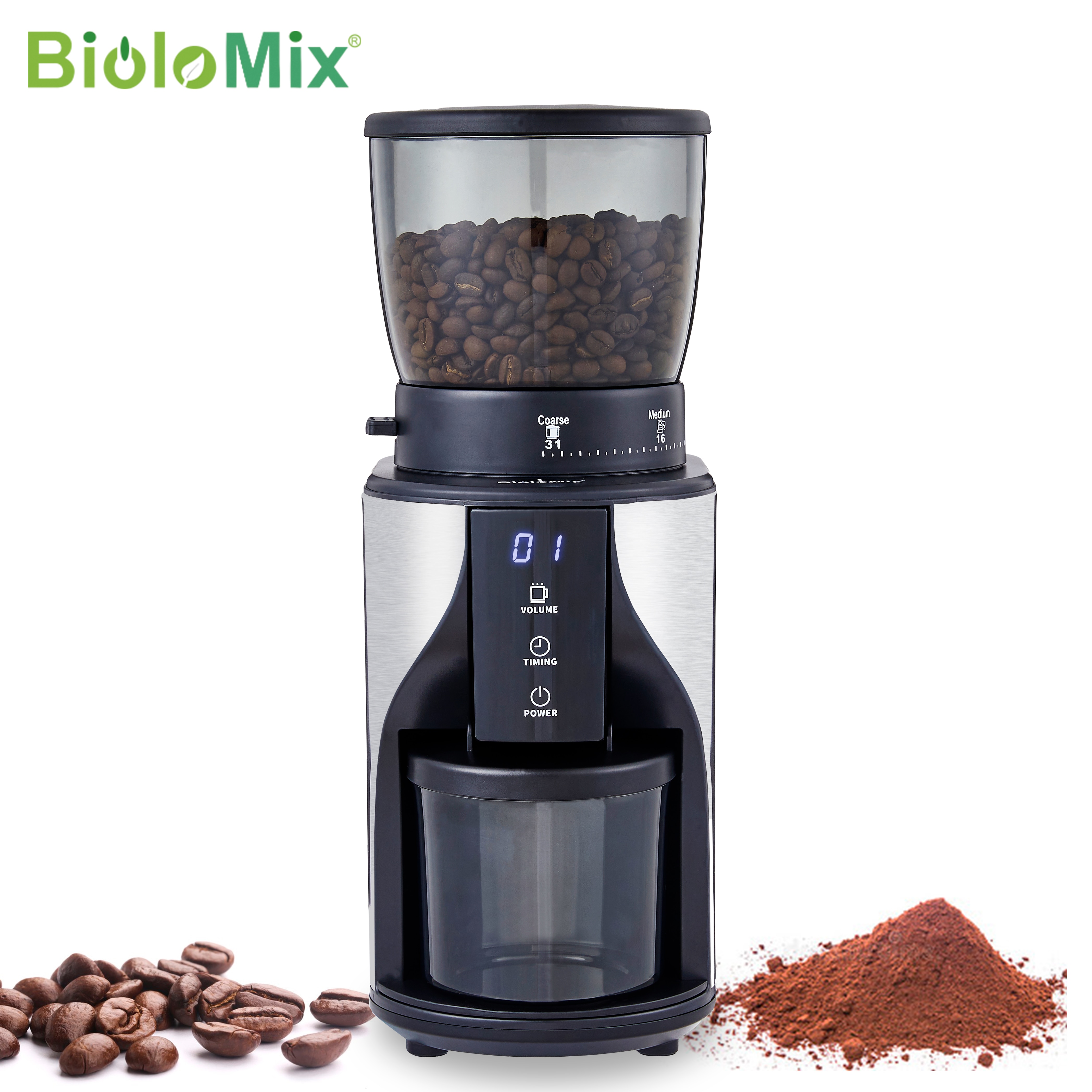 

Кофемолка BioloMix с коническими жерновами