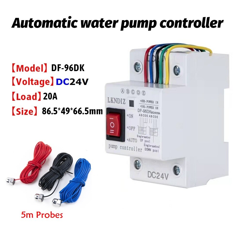 

LKNDIZ Автоматический контроллер уровня воды DF-96DK 12V/24V 20A