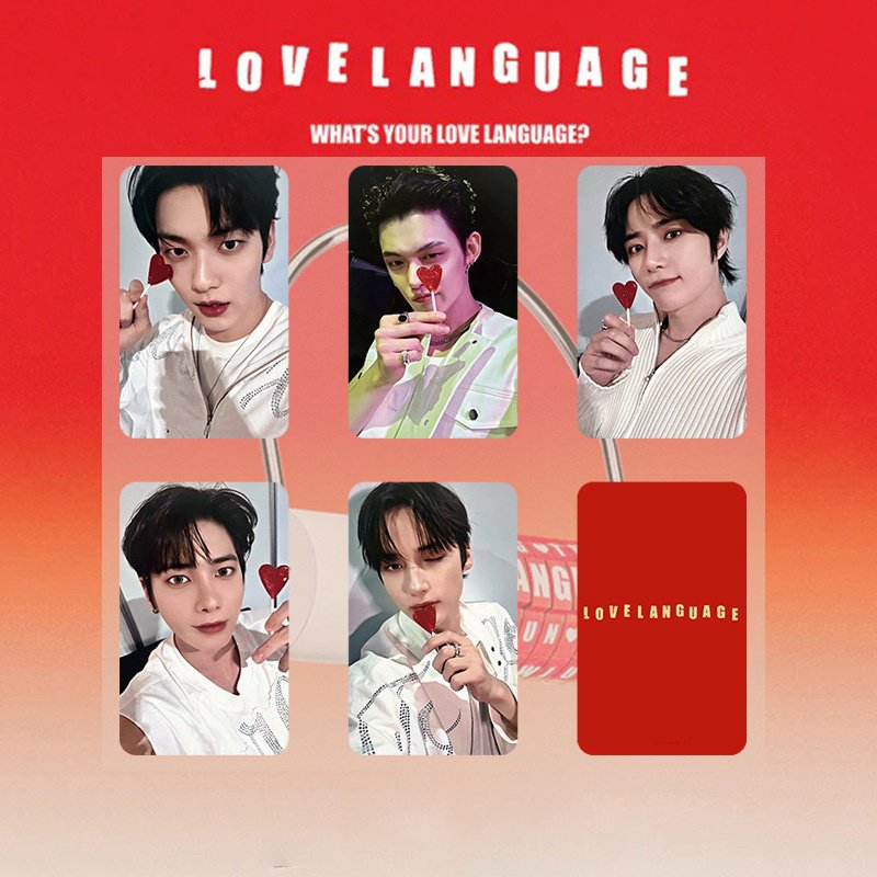 

KPOP LOVE LANGUAGE фотокарты 5 шт.
