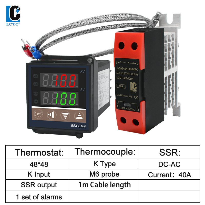 

LCTC REX-C100 Цифровой регулятор температуры