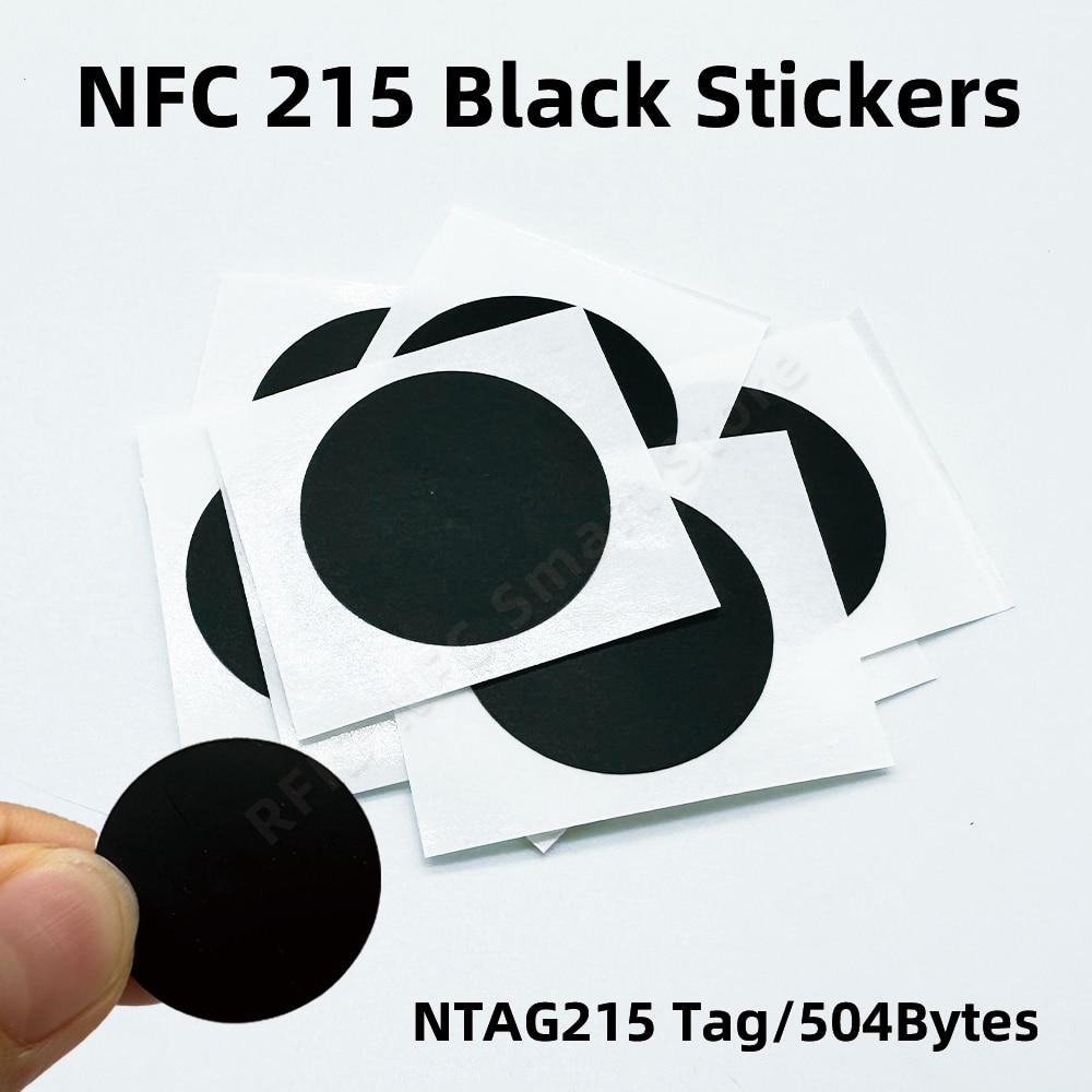 

NTAG 215 черная RFID-метка