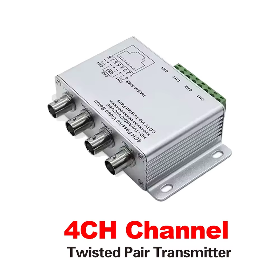 

HSmart HD Пассивный видеобалун 4/8 каналов для камер AHD CVI TVI