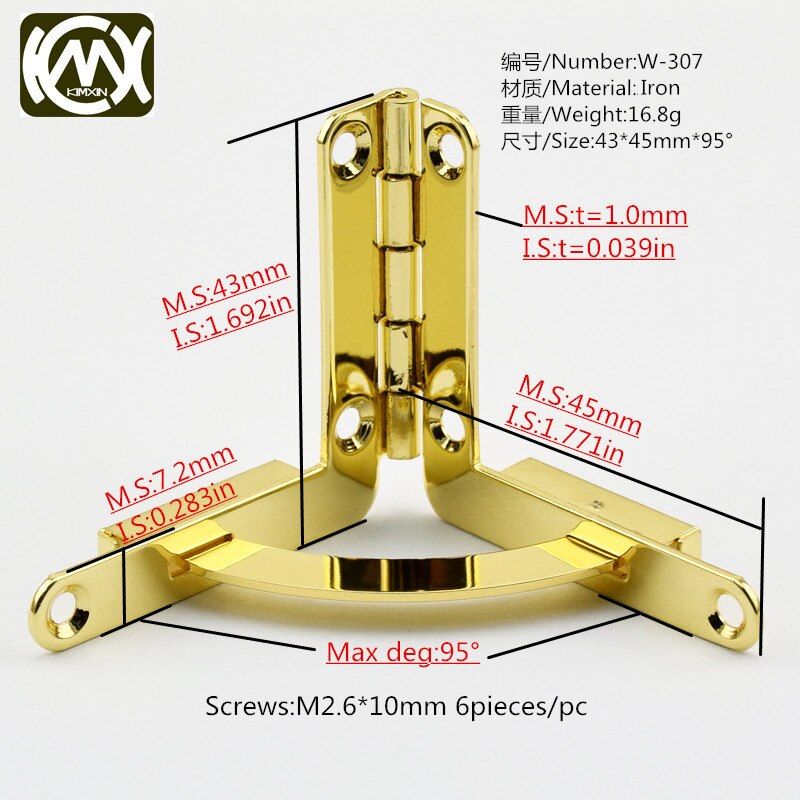 

Мебельные петли Kimxin W-307
