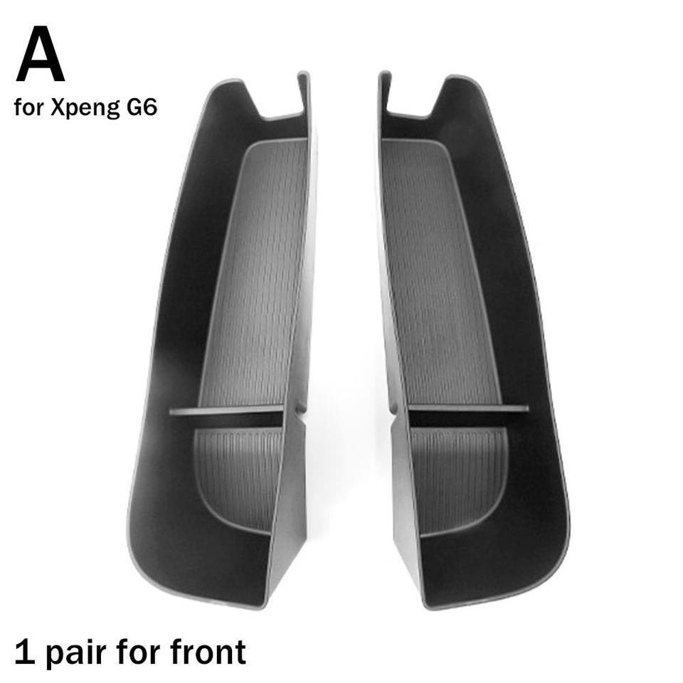 

Ящик для хранения для Xpeng G6, дверной боковой ящик из ТПЭ, органайзер для передней и задней дверных ручек, аксессуары для уборки автомобиля