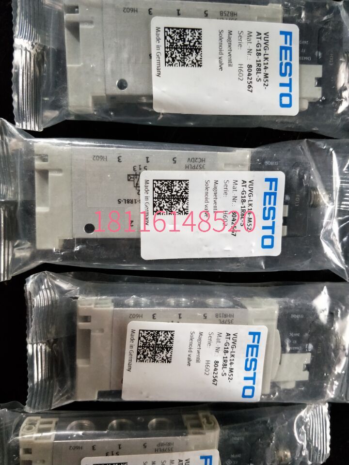 

Электромагнитный клапан FESTO VUVG-LK14-M52-AT-G18-1R8L-S