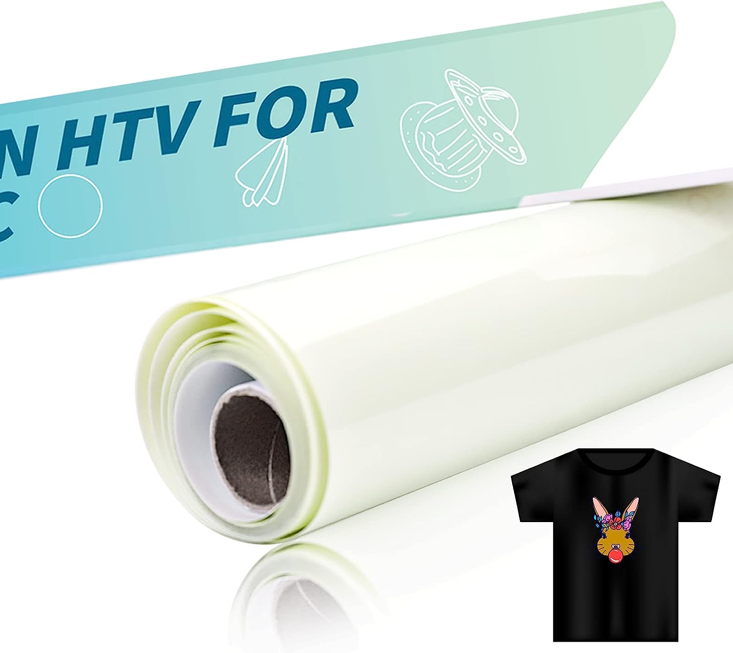 

HTVRONT Сублимационный HTV для темных тканей 12"X5FT