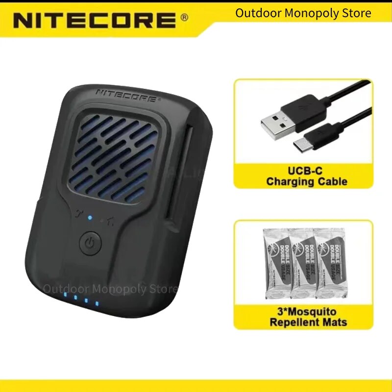 

NITECORE EMR40 Портативный диспенсер для комаров электронный дозатор для благовоний, кемпинга на открытом воздухе