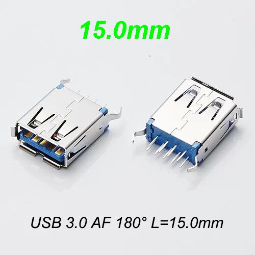 

Разъемы USB 3.0 180 градусов 10 шт.