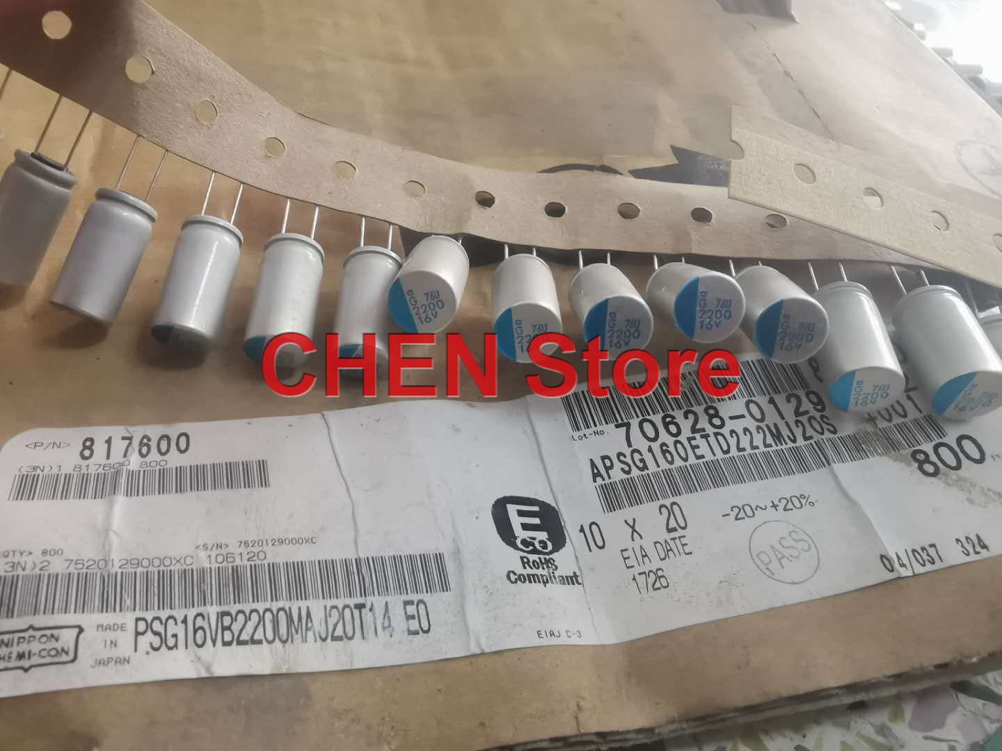 

NIPPON PSG 16V2200UF твердый конденсатор