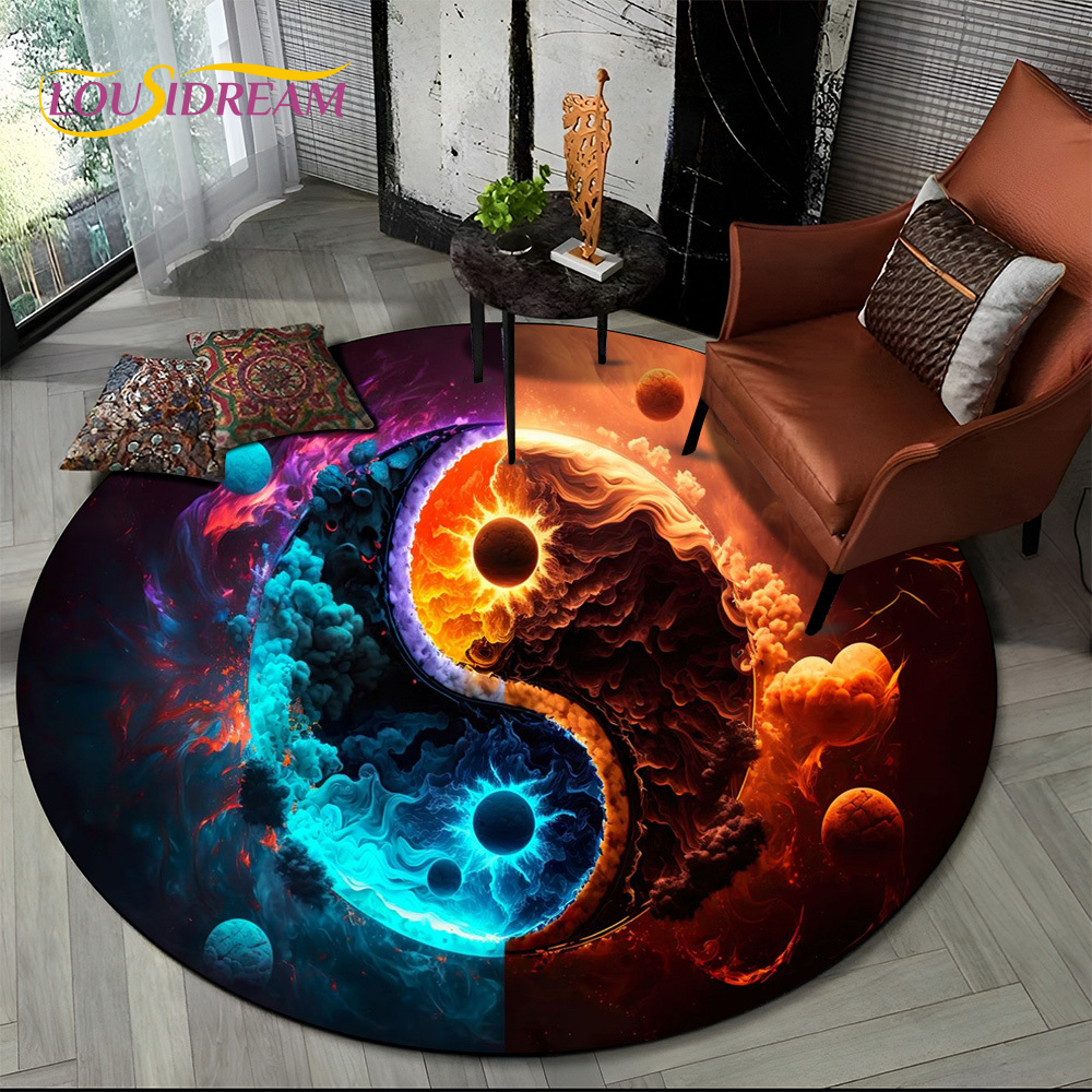 

Ковёр LOUSIDREAM 3D Китайский Тай Чи Инь и Ян