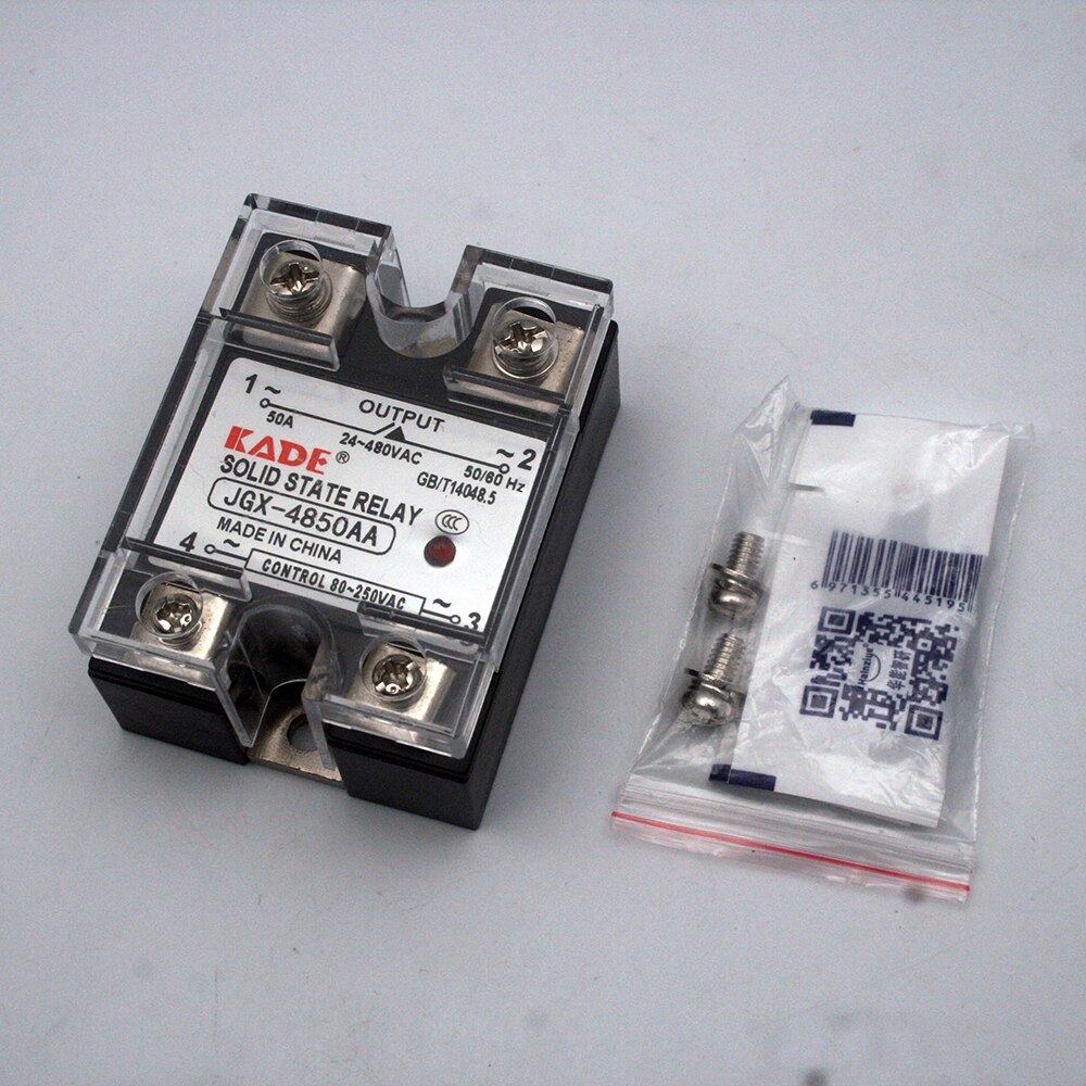 

Твердотельное реле Jgx-10AA/25AA/40AA/50 AA / 60AA / 75AA /80AA 220V