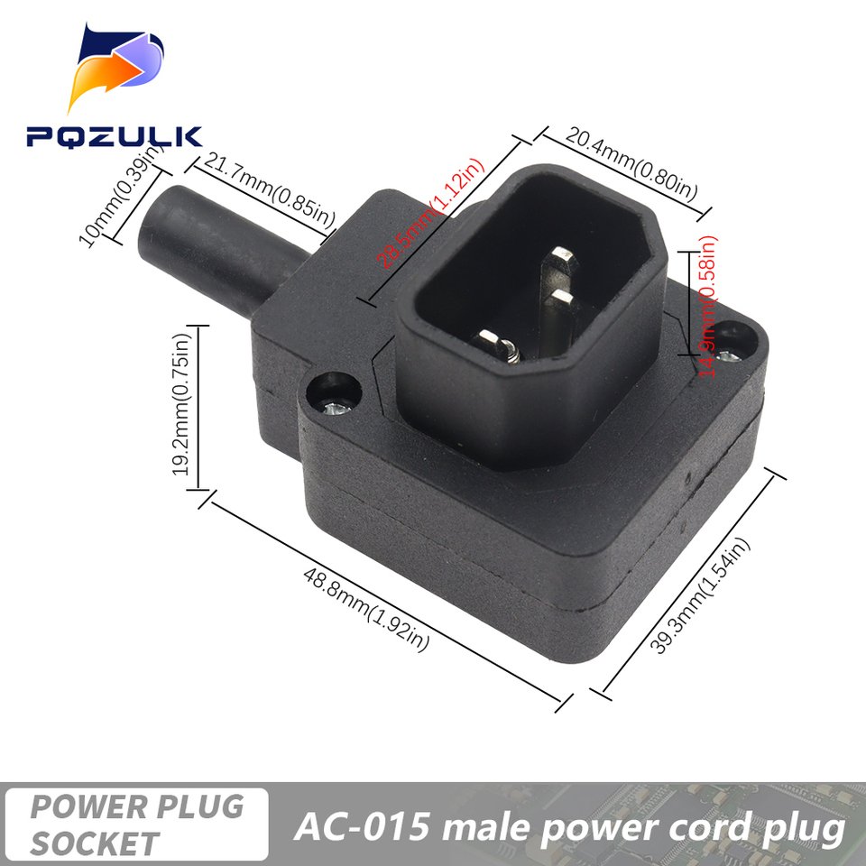 

IEC320 10A 250V Black Male female docking Plug Connector Rewireable C13 C14 Plug Rewirable Power Konektor 2/3/4/5/6Pin AC Socket