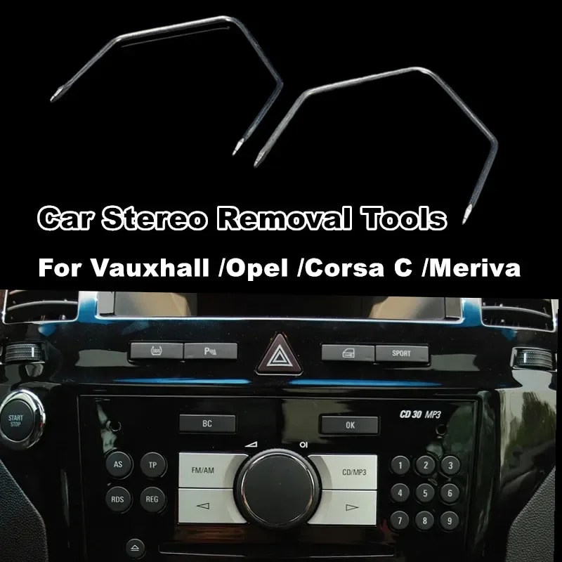 

2 шт., автомобильная магнитола для Vauxhall Opel Corsa C