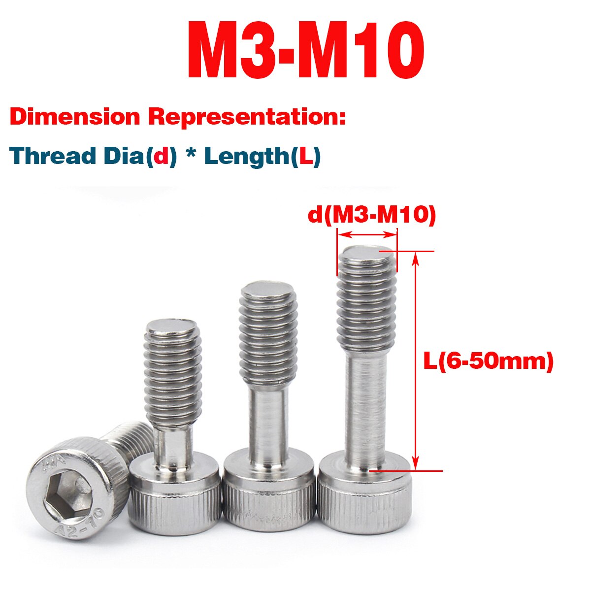 

Винты из нержавеющей стали M3M5M6M8M10