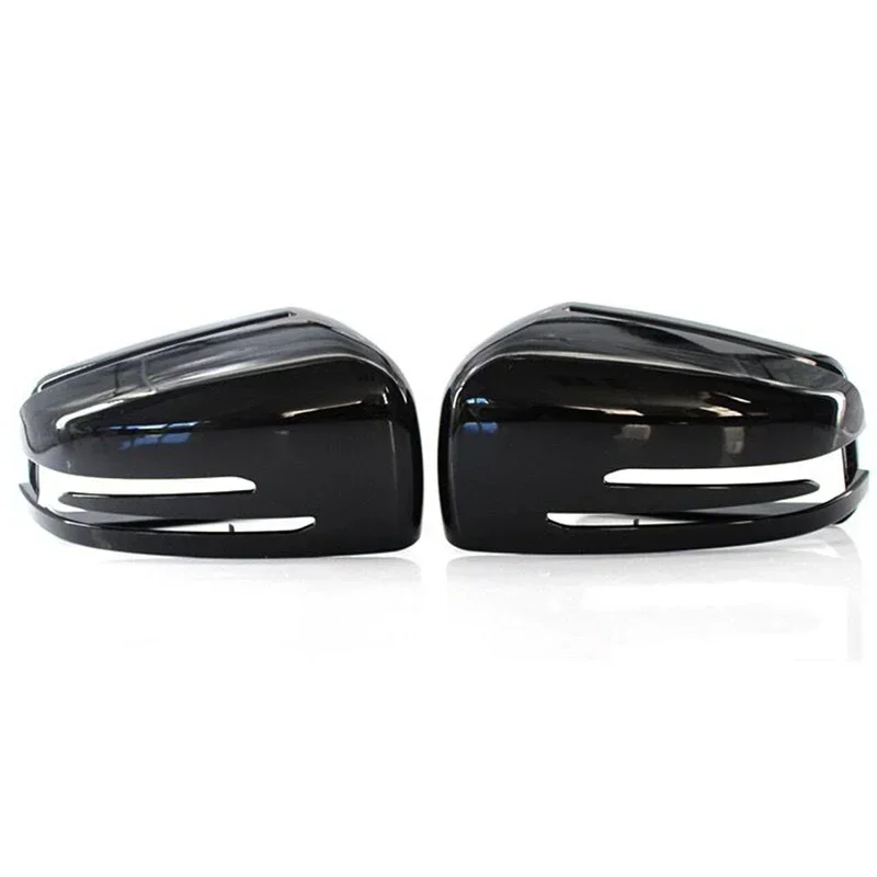 

Боковые зеркальные крышки для Mercedes Benz W176 W246 W212 W204 C117 X156 X204 W221 C218 A B C E S CLA GLA GLK, черные, замена