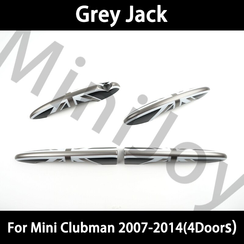 

Наклейки на дверные ручки с черным флагом для Mini Cooper One D S JCW R55 Clubman 4 двери 2007-2014 Аксессуары для стайлинга автомобиля