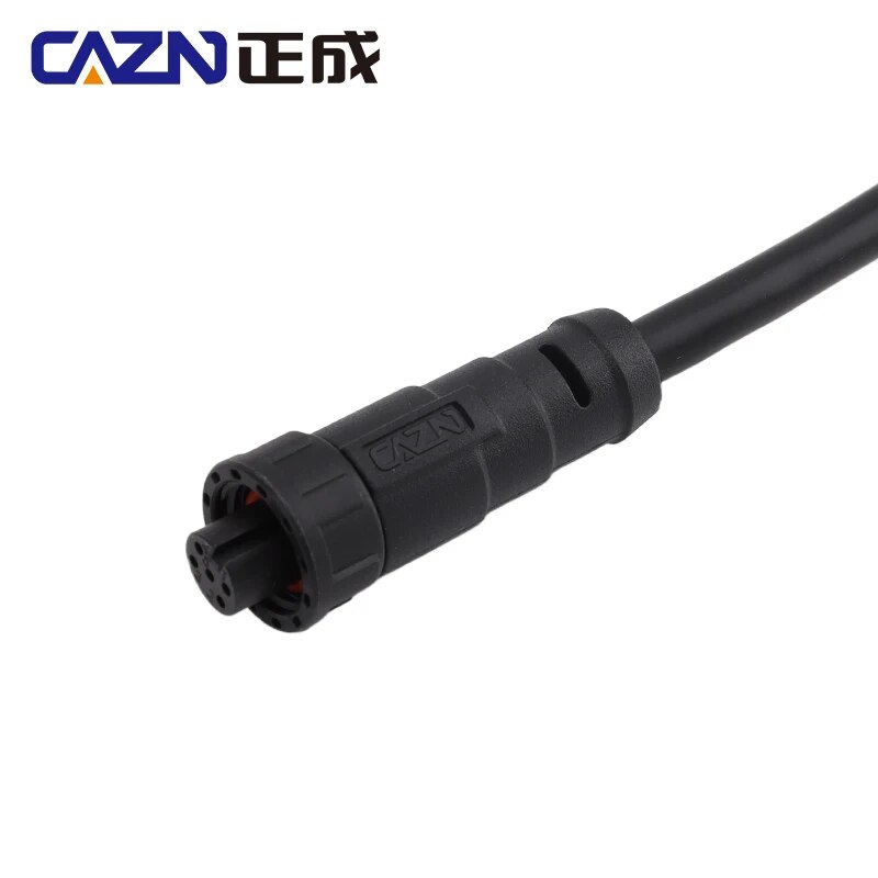 

CAZN IP67 IP68 E7 прямая женская Штекерная переливчатая пробка с резьбой 2-6 контактов 7/16 дюйма-28UNS U.S. Стандартный винт PUR PVC промышленный кабель
