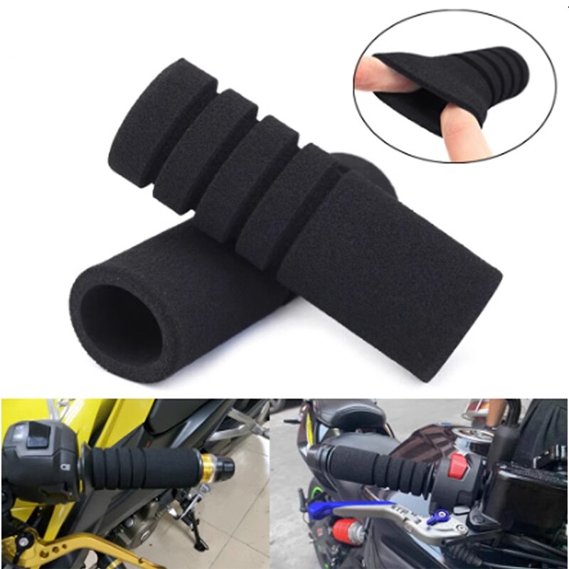 

Противоскользящие ручки из пены для Honda CB1000R CB650R CBR500R CBR650R CB500X X ADV 750 PCX160, защитная крышка, аксессуары для двигателя