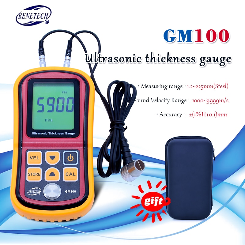 

Ультразвуковой толщиномер Benetech GM100 1,2-225 мм