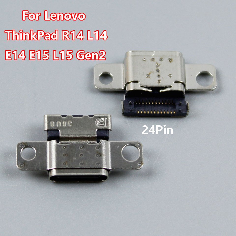 

1-10 шт./лот для Lenovo ThinkPad R14 L14 E14 E15 L15 Gen2 USB Type-C зарядный порт 24P 24Pin розетка разъем питания разъем
