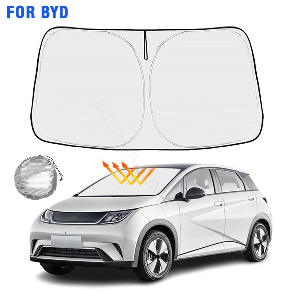 

Для BYD Dolphin 2022 2023 2024 EV лобовое стекло автомобиля солнцезащитный козырек переднее и заднее окно козырек автоаксессуары защита от ультрафиолета