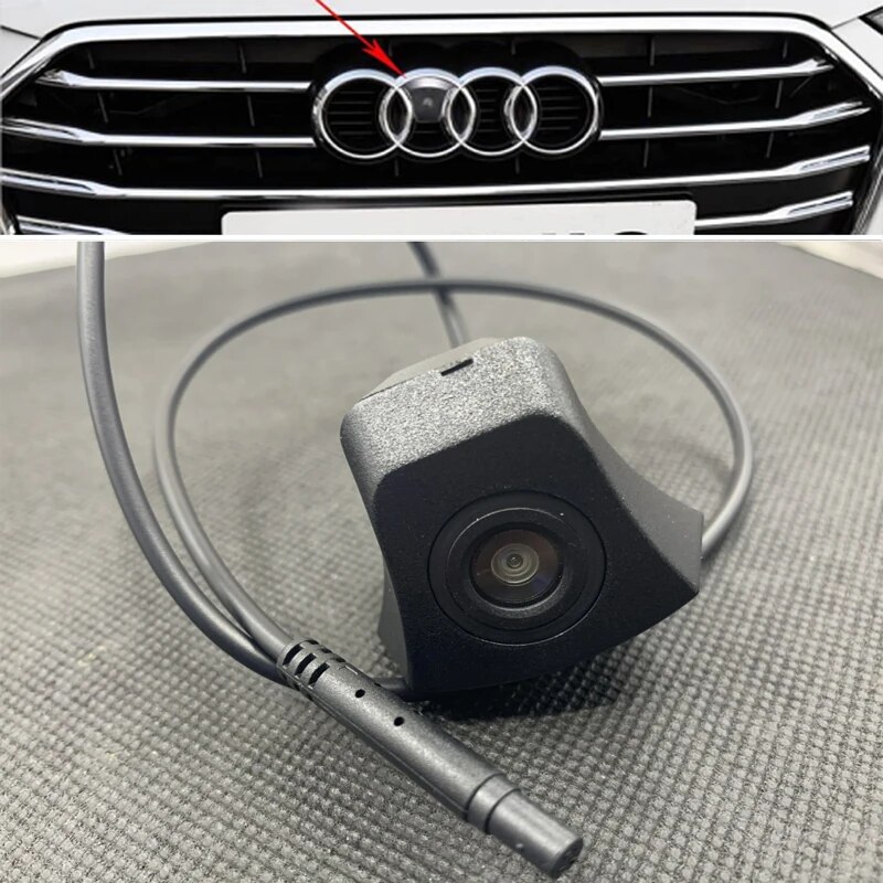 

Передняя камера для Audi A1 A3 A4 Q3 A5 A6 A8 с логотипом вперед камера для Audi CCD HD ночного видения