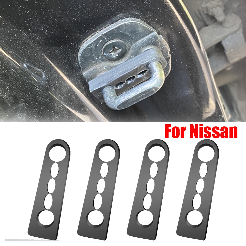 

4х Автомобильный Дверной замок со звуком, задний замок для Nissan Qashqai X-Trail Tiida Juke Note Teana Rogue Pathfinder, задний замок