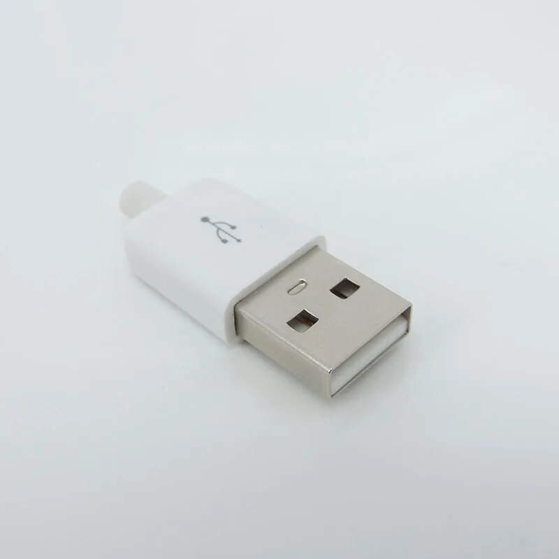 

10 шт., 4-контактный разъем USB Type A папа с пластиковой крышкой