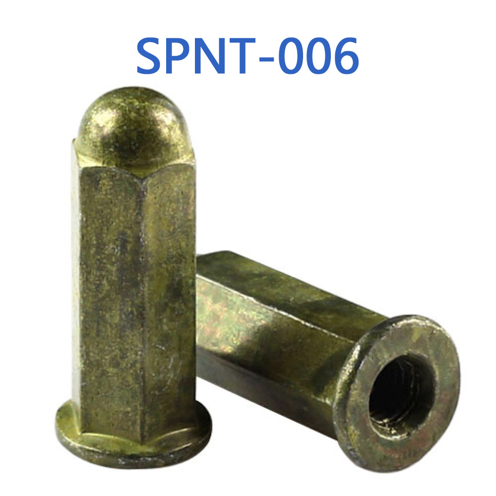 

SPNT-006 GY6 выхлопные гайки M6 для GY6 125cc 150cc китайский скутер мопед 152QMI 157QMJ двигатель