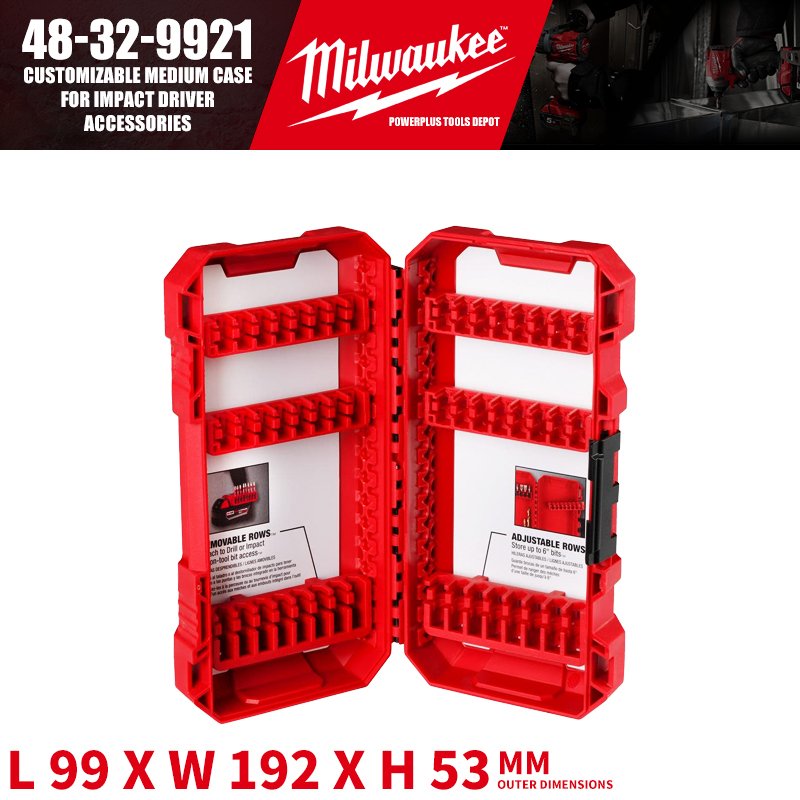 

Настраиваемый чехол Milwaukee для ударных отверток, аксессуары, аксессуары для инструментов
