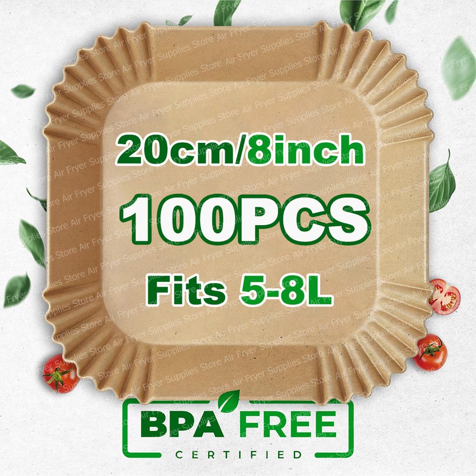 

Пергаментная бумага для фритюрницы, квадратная, 20 см